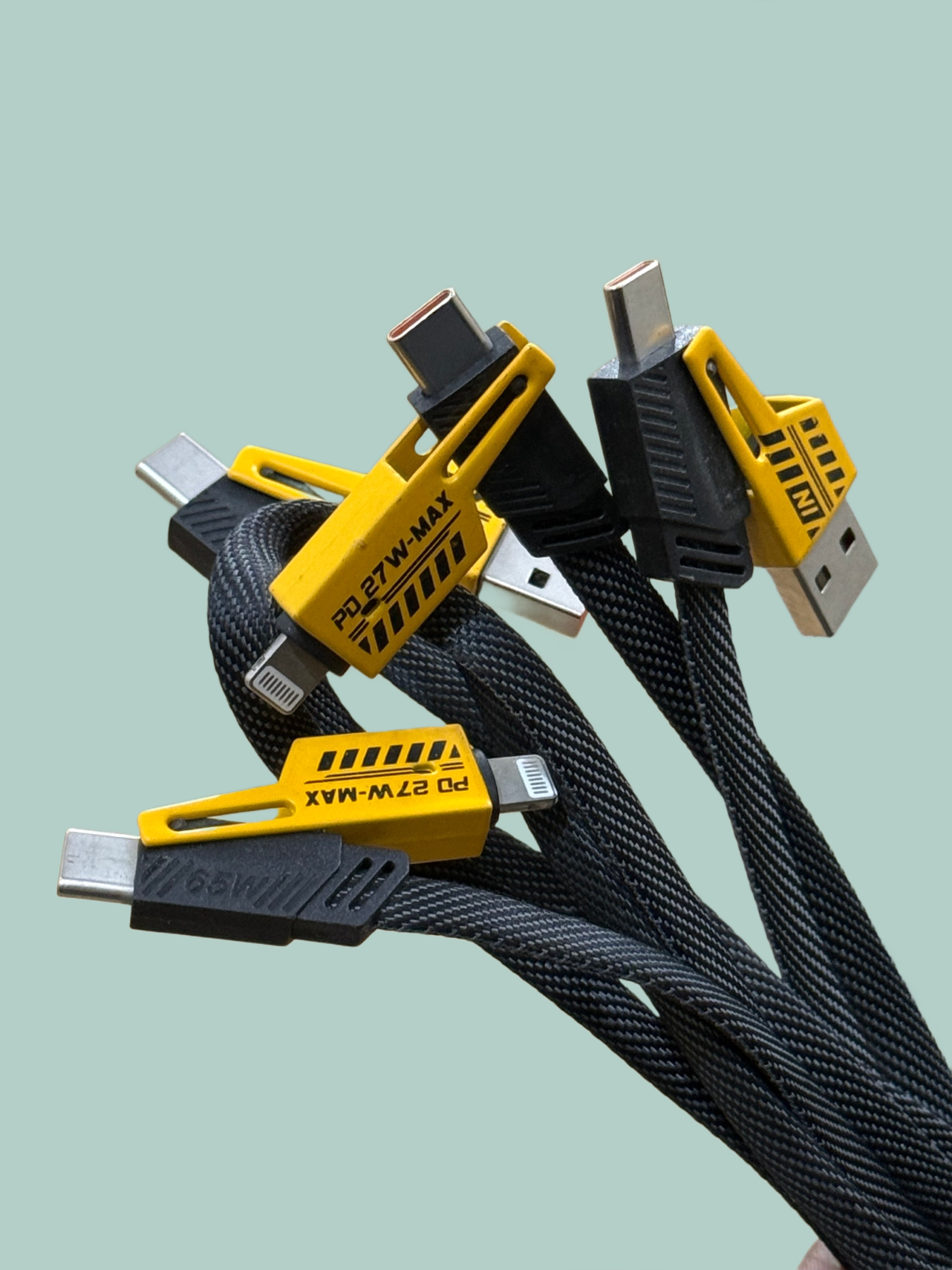 4-in-1 65W PD Fast Charging Branded Cable